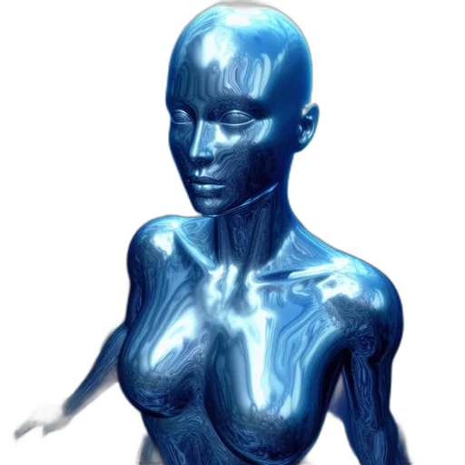 robot, face, dress, jewelry, 3d render, concept art, photorealistic, fantasy art transparent PNG cut-out