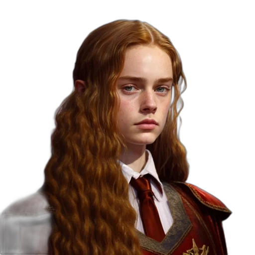 hair, crown, face, staff, fantasy art, photorealistic, concept art, pixel art transparent PNG cut-out