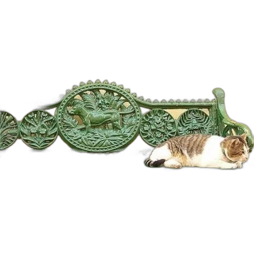 jewelry, staff, weapon, dragon, cat, lounges, green, bench transparent PNG cut-out