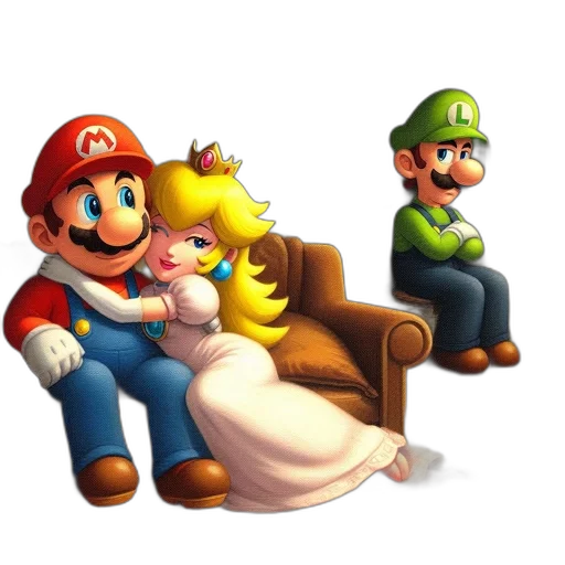 furniture, dress, crown, hat, 3d render, concept art, pixel art, photorealistic transparent PNG cut-out