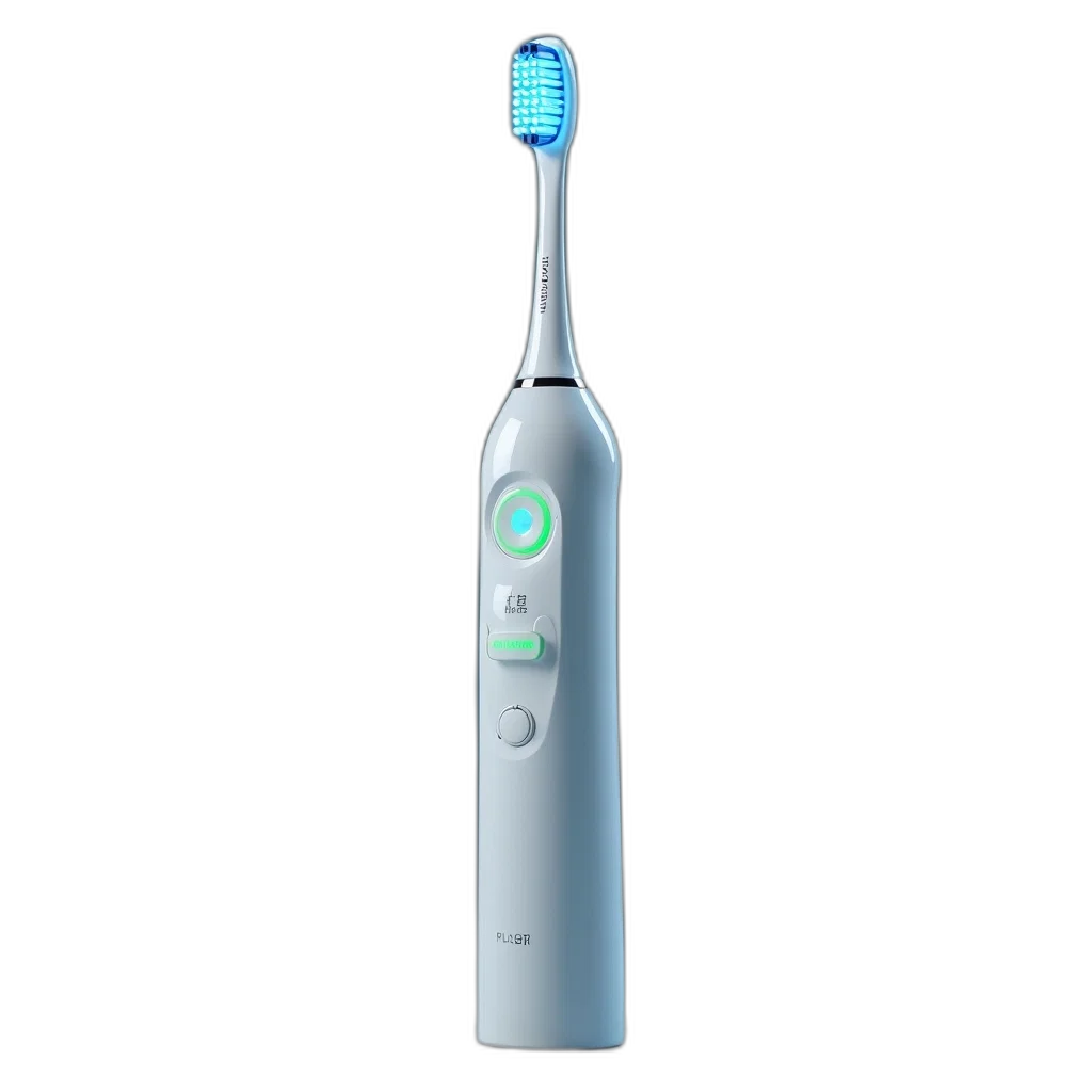 staff, weapon, 3d render, photorealistic, white, electric, toothbrush, blue transparent PNG cut-out