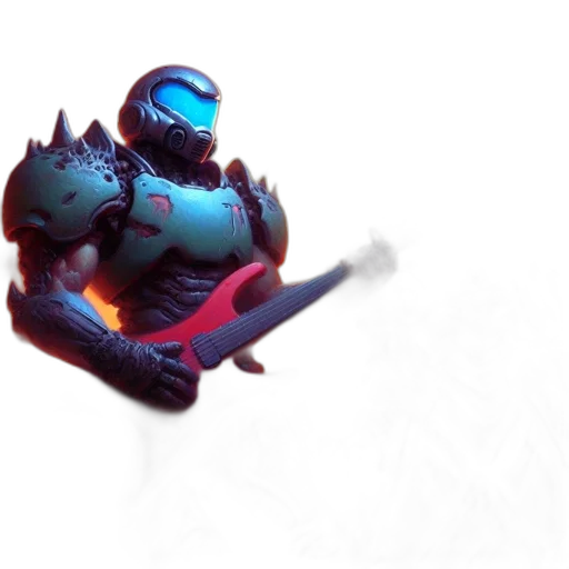 robot, weapon, sword, dragon, concept art, 3d render, pixel art, vaporwave transparent PNG cut-out