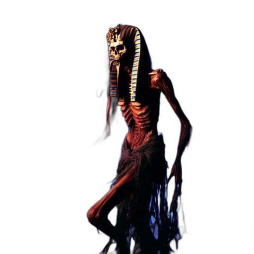 creature, dress, animal, staff, concept art, pixel art, 3d render, fantasy art transparent PNG cut-out