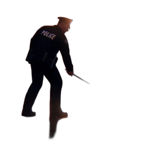 staff, jacket, weapon, umbrella, concept art, 3d render, fire, night transparent PNG cut-out