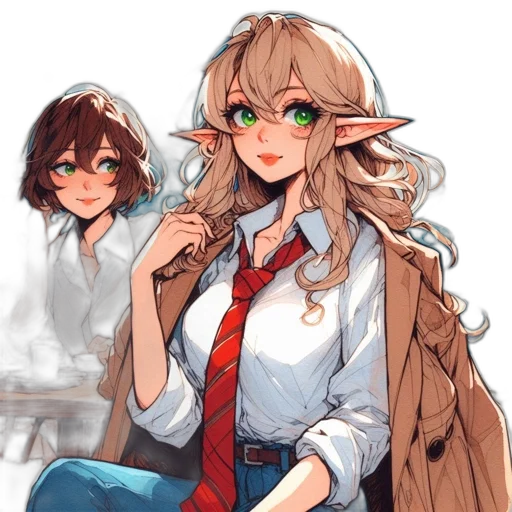 staff, hair, creature, anime, concept art, pixel art, fantasy art, fire transparent PNG cut-out
