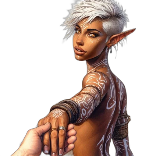 staff, fantasy art, concept art, photorealistic, comic book art, individual, distinctive, features transparent PNG cut-out