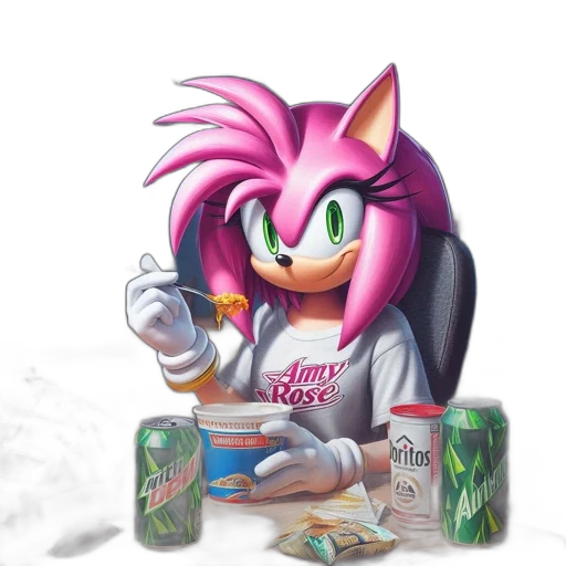 food, jacket, vaporwave, concept art, 3d render, fantasy art, illustration, amy transparent PNG cut-out