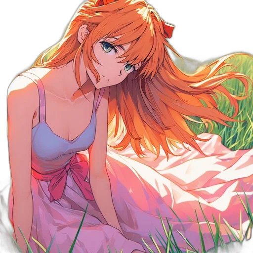 dress, flower, crown, mask, anime, watercolor, concept art, pixel art transparent PNG cut-out
