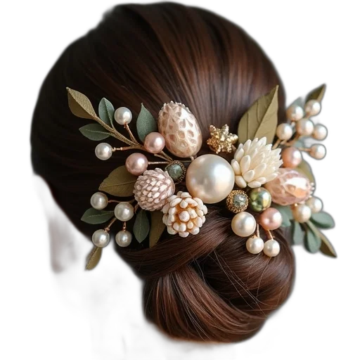 crown, jewelry, hair, hat, photorealistic, earth tones, pastel, close-up transparent PNG cut-out