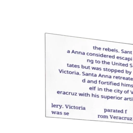 historical, text, discussing, actions, santa, anna, victoria, during transparent PNG cut-out