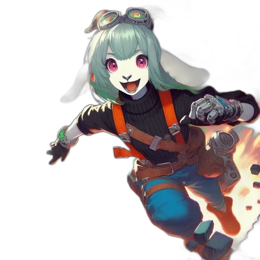 weapon, staff, dragon, mask, concept art, anime, fantasy art, pixel art transparent PNG cut-out