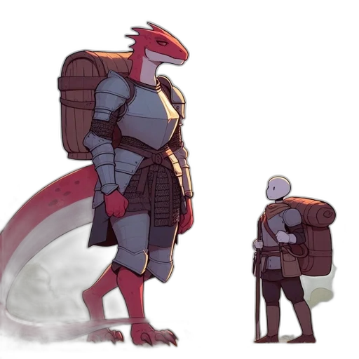 jacket, creature, robot, weapon, concept art, fantasy art, pixel art, anime transparent PNG cut-out
