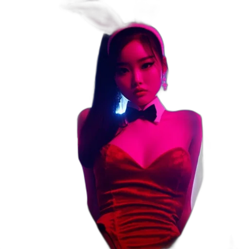 dress, photorealistic, concept art, 3d render, pixel art, neon lights, red, neon transparent PNG cut-out