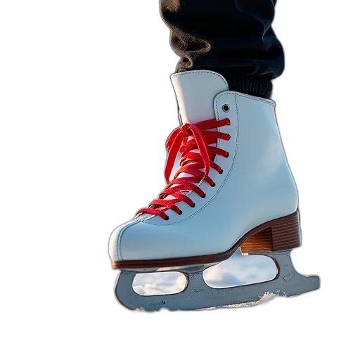 shoes, robot, weapon, 3d render, photorealistic, concept art, ice, skating transparent PNG cut-out