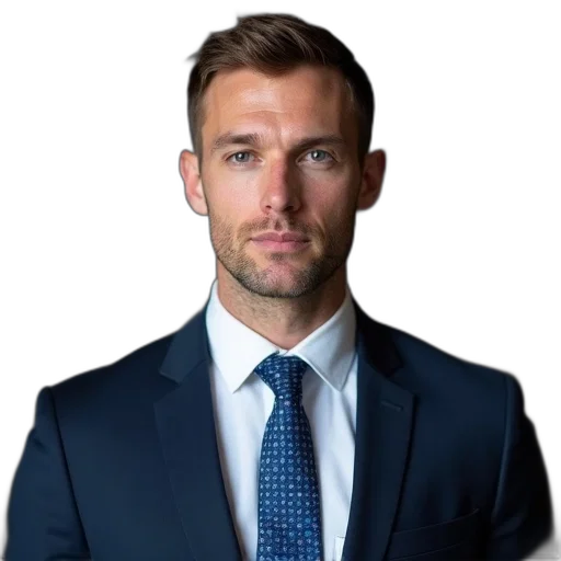staff, face, jacket, crown, photorealistic, man, short, hair transparent PNG cut-out