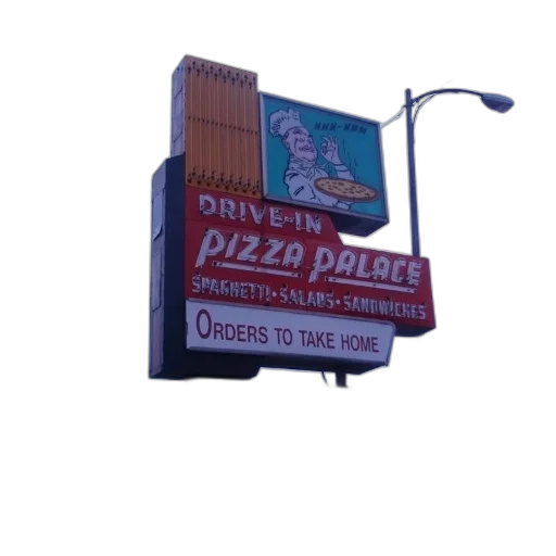 food, car, building, weapon, vaporwave, 3d render, photorealistic, neon lights transparent PNG cut-out
