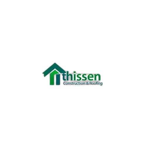 white, background, green, blue, logo, company, named, thiessen transparent PNG cut-out