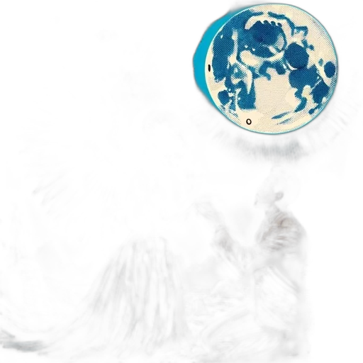 hair, staff, mask, animal, photorealistic, concept art, 3d render, outer space transparent PNG cut-out