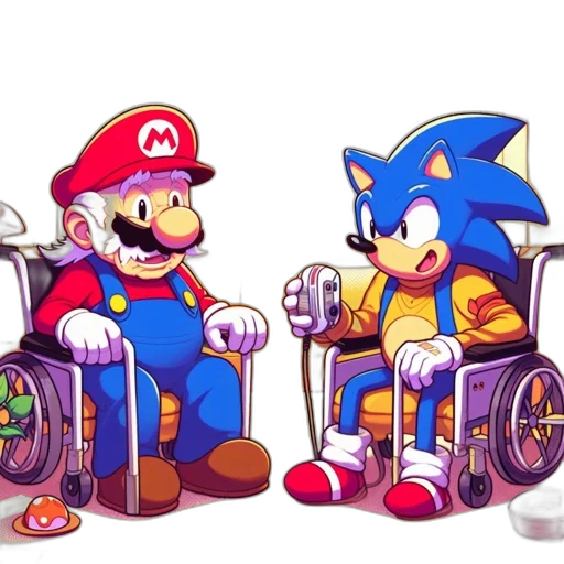 concept art, pixel art, comic book art, fantasy art, blue, inside, room, mario transparent PNG cut-out