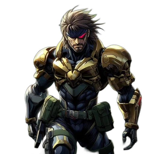 weapon, concept art, comic book art, cyberpunk, pixel art, golden, verdant, forest transparent PNG cut-out