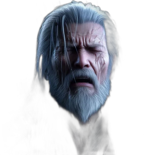 face, creature, mask, hair, concept art, fantasy art, photorealistic, comic book art transparent PNG cut-out