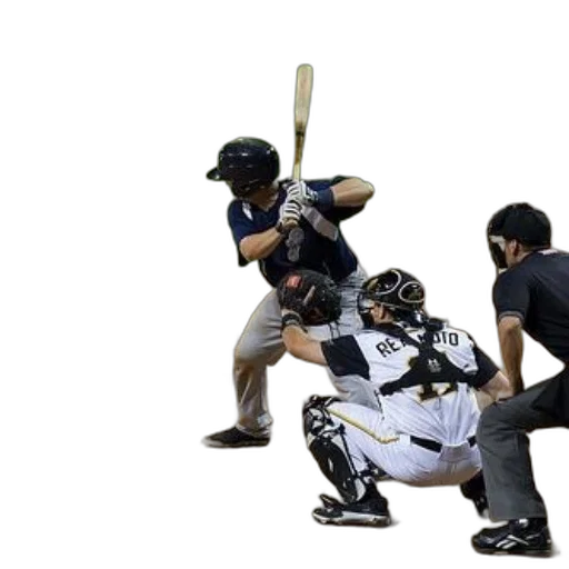 weapon, baseball, player, blue, jersey, bat, catcher, umpire transparent PNG cut-out