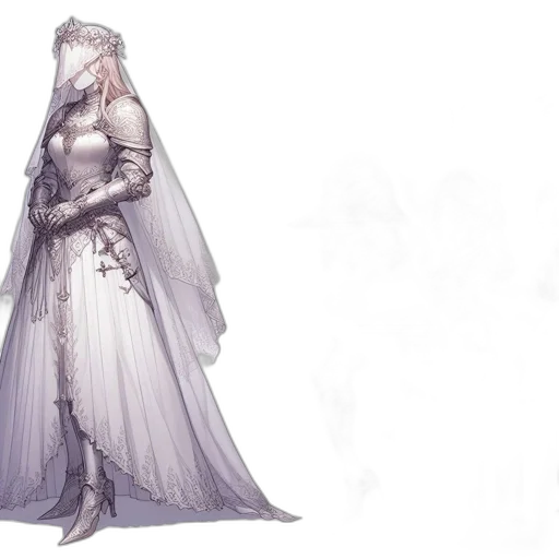 dress, sword, weapon, crown transparent PNG cut-out