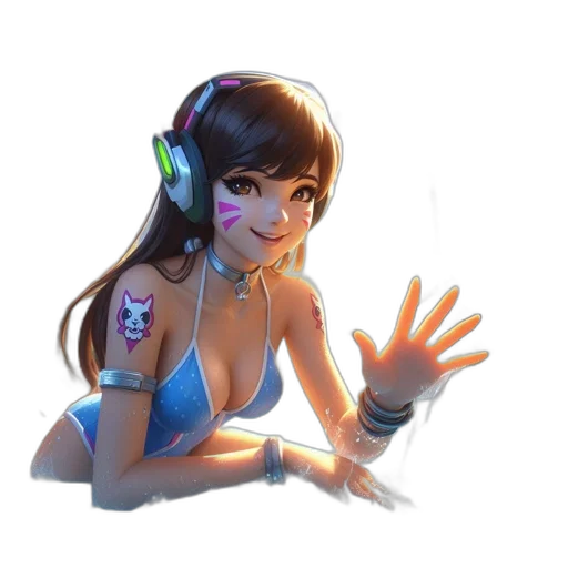 robot, staff, weapon, jewelry, concept art, fantasy art, cyberpunk, anime transparent PNG cut-out