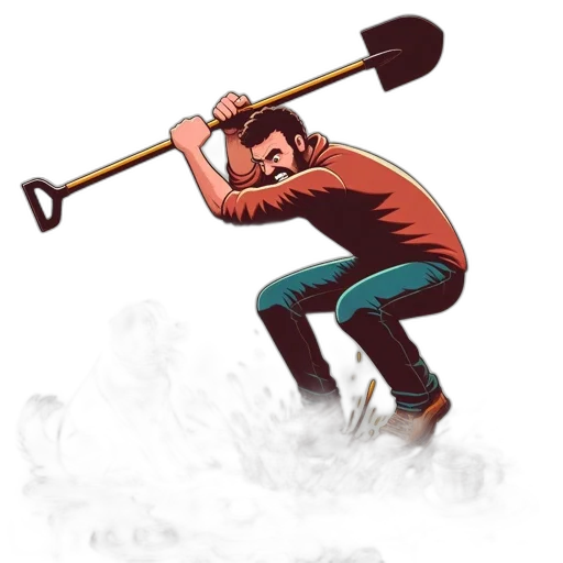 staff, weapon, sword, concept art, fantasy art, comic book art, pixel art, man transparent PNG cut-out