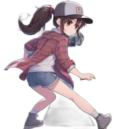 hat, robot, creature, animal, anime, concept art, cartoon, pixel art transparent PNG cut-out