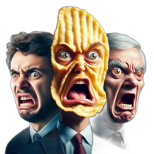 mask, face, food, concept art, photorealistic, 3d render, pixel art, three transparent PNG cut-out