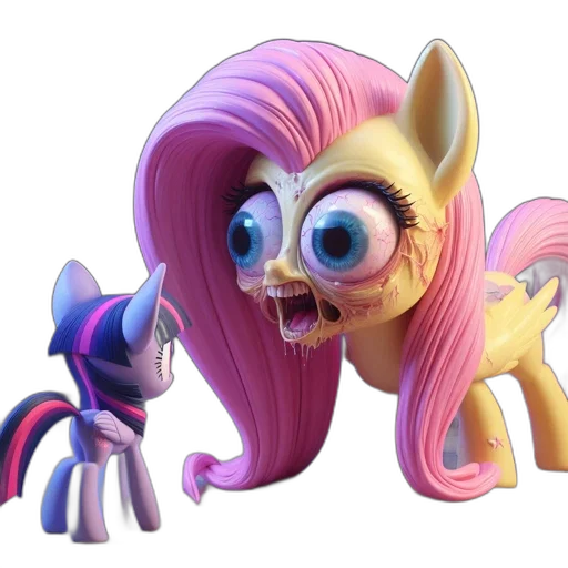 creature, 3d render, concept art, cartoon, fantasy art, two, distinct, animals transparent PNG cut-out