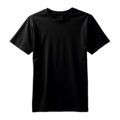 dress, jacket, 3d render, dark, monochrome, plain, black, t-shirt transparent PNG cut-out