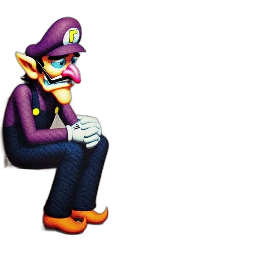 mask, hat, staff, crown, pixel art, concept art, 3d render, vaporwave transparent PNG cut-out