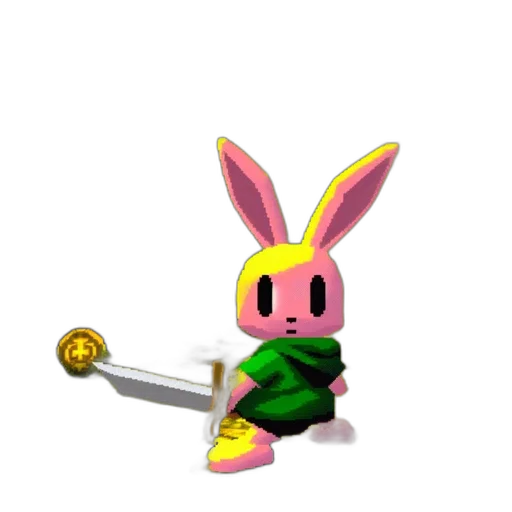weapon, sword, staff, animal, 3d render, pixel art, concept art, fantasy art transparent PNG cut-out