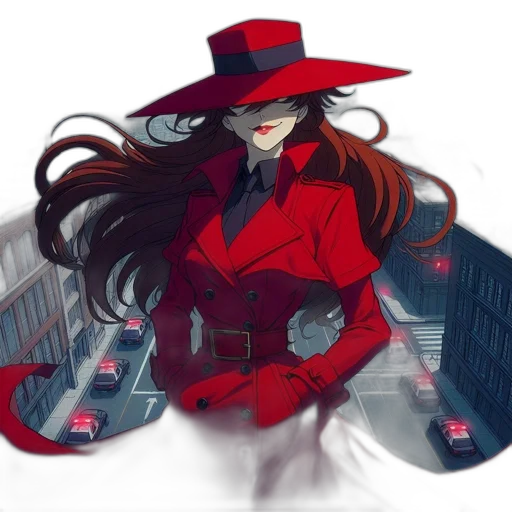 jacket, hat, staff, robot, anime, concept art, comic book art, pixel art transparent PNG cut-out