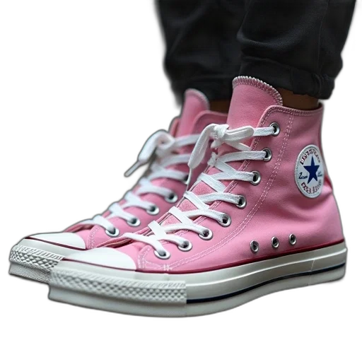 shoes, 3d render, photorealistic, vaporwave, concept art, pastel, monochrome, converse transparent PNG cut-out