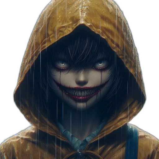 face, jacket, mask, creature, concept art, comic book art, photorealistic, fantasy art transparent PNG cut-out