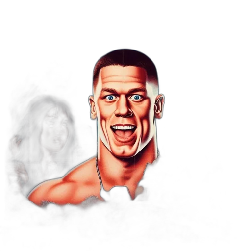 face, photorealistic, cartoon, pixel art, comic book art, time, now, parody transparent PNG cut-out