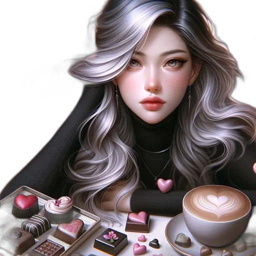 jewelry, photorealistic, fantasy art, oil painting, concept art, dark, monochrome, pastel transparent PNG cut-out