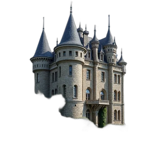 crown, building, 3d render, concept art, photorealistic, pixel art, majestic, castle transparent PNG cut-out