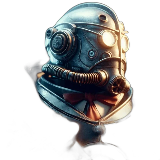 mask, robot, face, creature, concept art, 3d render, fantasy art, photorealistic transparent PNG cut-out