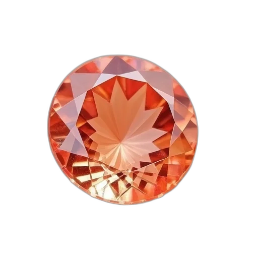jewelry, crown, flower, umbrella, 3d render, photorealistic, red, peach transparent PNG cut-out
