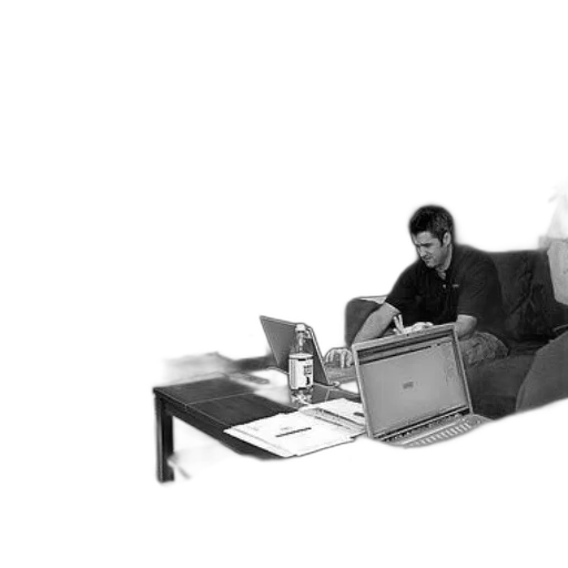 furniture, staff, jacket, concept art, 3d render, photorealistic, black-and-white, photo transparent PNG cut-out