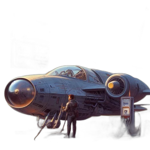 weapon, robot, car, dragon, concept art, 3d render, fantasy art, photorealistic transparent PNG cut-out
