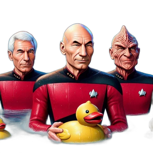 concept art, comic book art, outer space, captain, picard, commander, data, quark transparent PNG cut-out