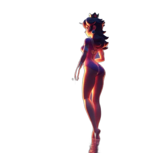 dress, robot, crown, creature, concept art, 3d render, pixel art, comic book art transparent PNG cut-out