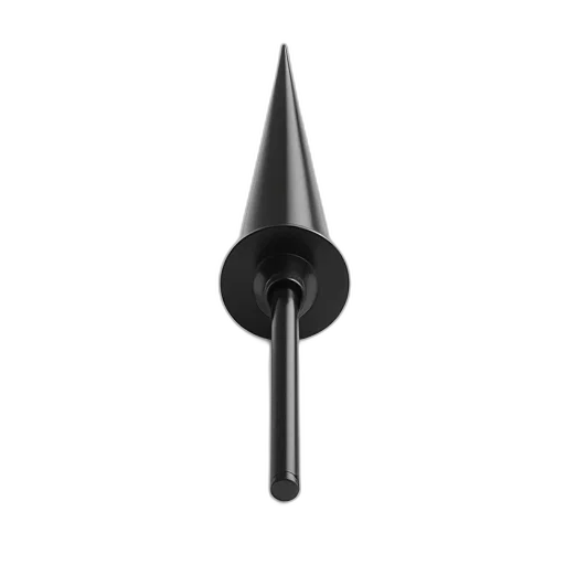 umbrella, staff, weapon, crown, 3d render, photorealistic, black, silver transparent PNG cut-out