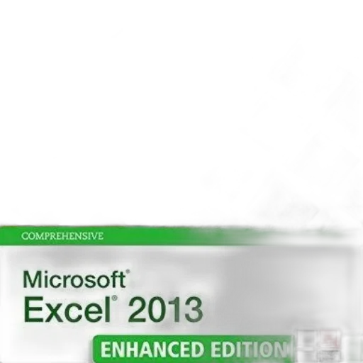 3d render, image, cover, microsoft, excel, 2013, comprehensive, enhanced transparent PNG cut-out
