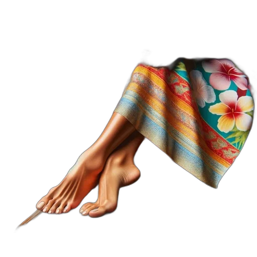 umbrella, dress, shoes, flower, 3d render, photorealistic, concept art, vaporwave transparent PNG cut-out